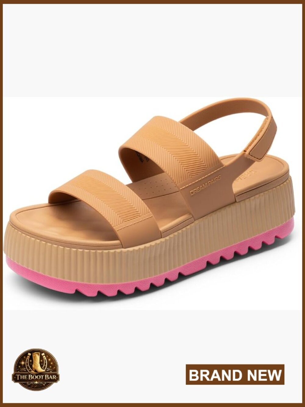 Women's Platform Sandals Adjustable Waterproof Lightweight Beach Wedge